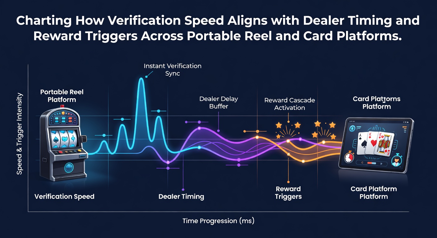 Diagramm zur Abstimmung von Verifizierungsgeschwindigkeit und Dealer-Timing in mobilen Casino-Plattformen