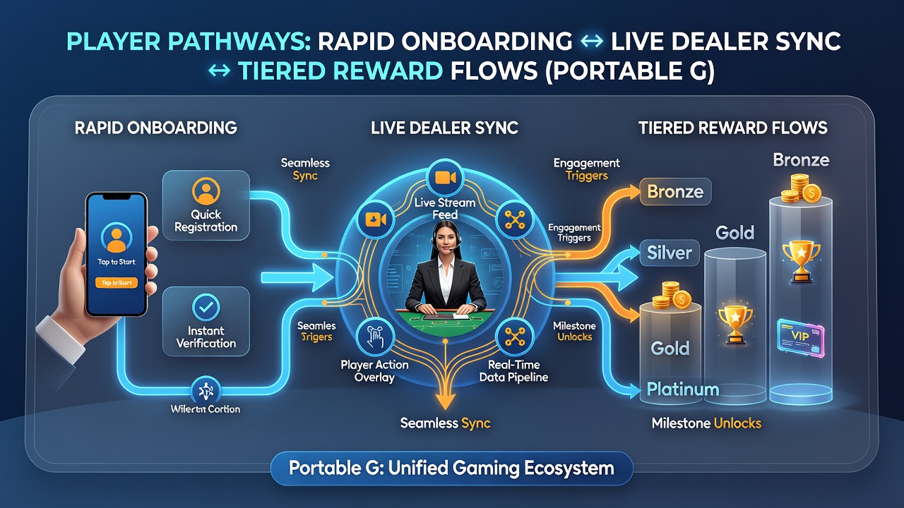 Integration von Live-Dealer-Synchronisation und gestaffelten Belohnungen in mobilen Netzwerken