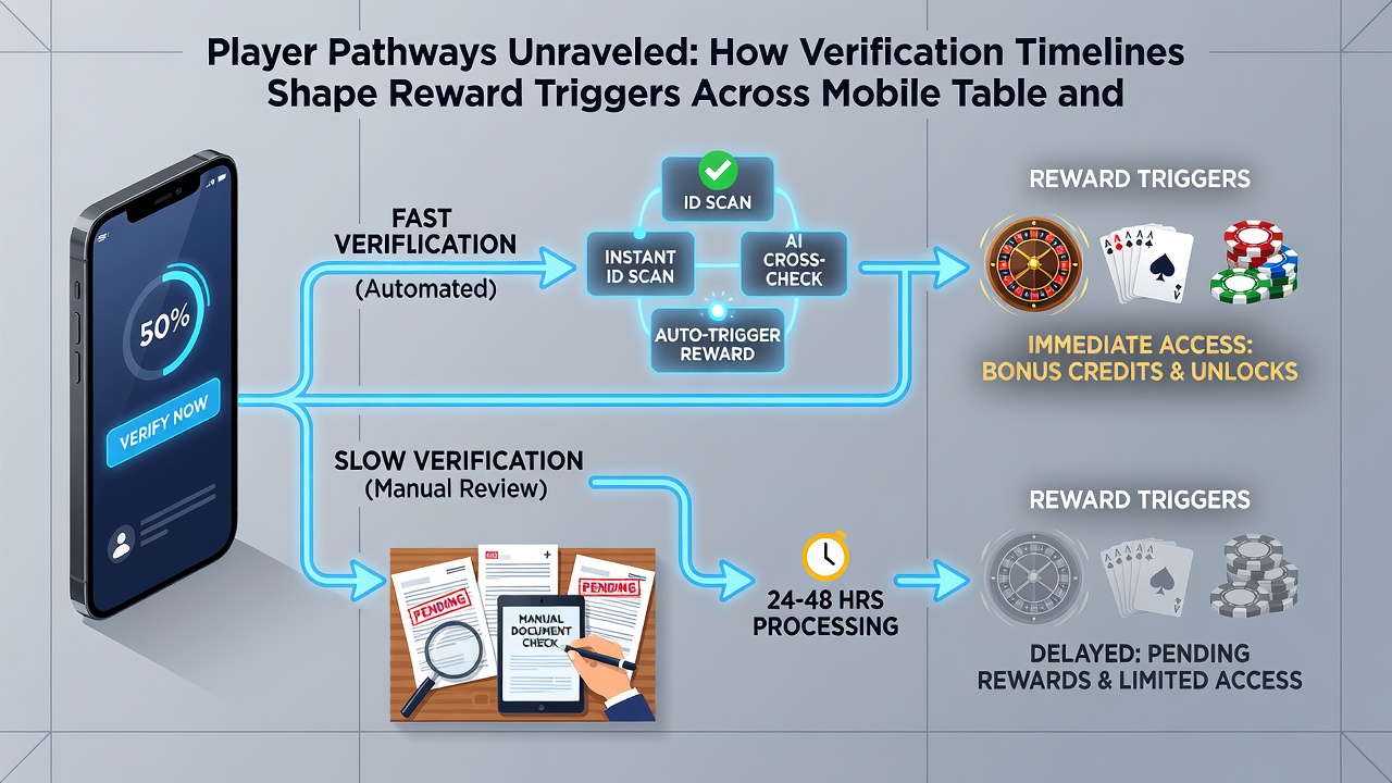 Darstellung von Verifizierungszeitplänen und deren Einfluss auf mobile Tisch- und Walzenspiele