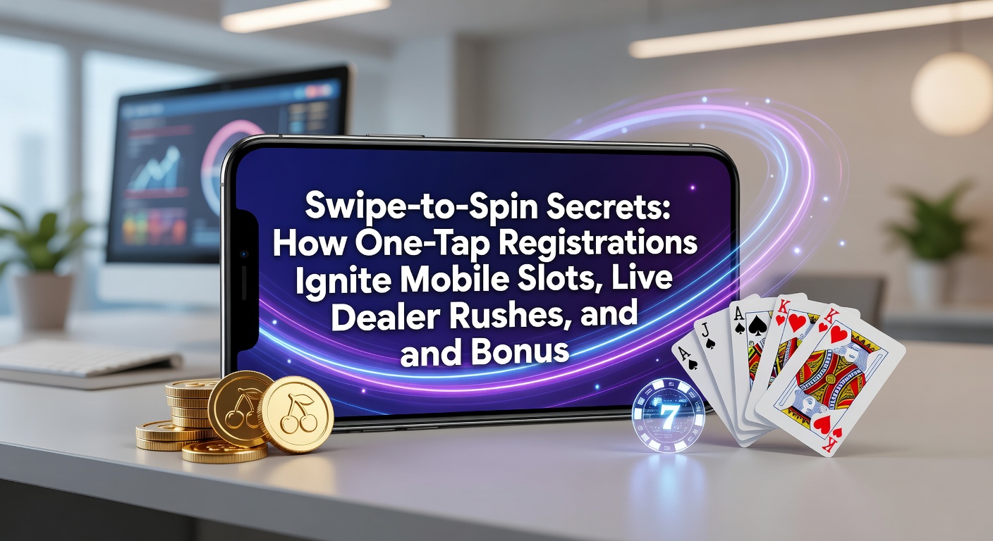 Dynamische Grafik mit explodierenden Bonus-Kaskaden auf einem Tablet, Live-Dealer am Tisch und Swipe-Gesten, die Slots aktivieren