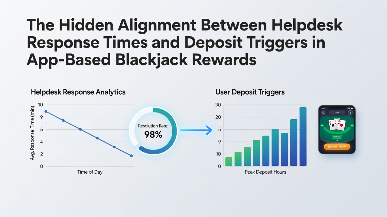 Darstellung von Einzahlungstriggern und Support-Synchronisation in Blackjack-Rewards