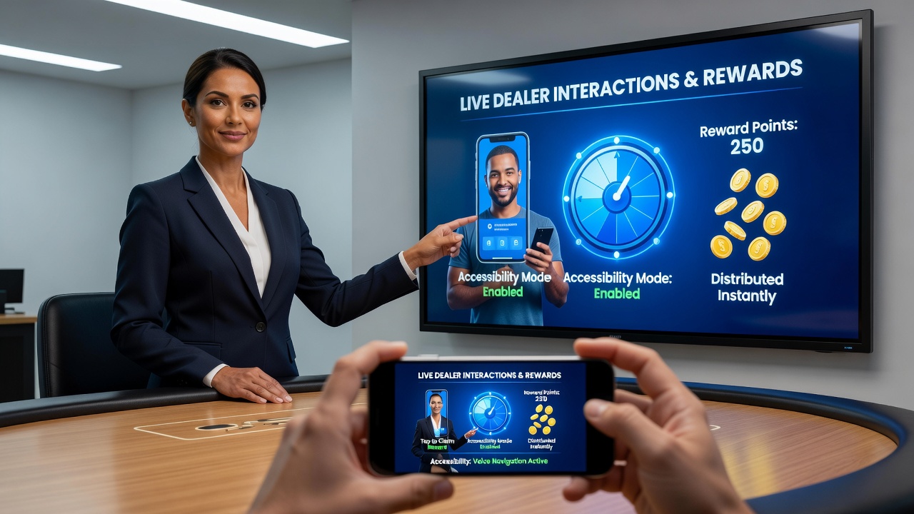 Belohnungsverteilung in mobilen Live-Casinos mit synchronisierten Dealer-Interaktionen