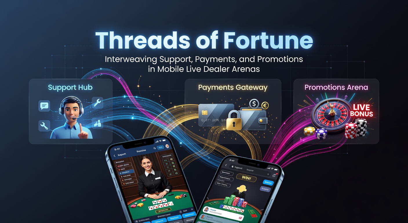 Dynamische mobile Live-Dealer-Sitzung mit nahtlos integrierten Zahlungsoptionen und Support-Elementen auf Smartphone-Bildschirm